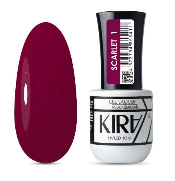 Гель-лак SCARLET 001 10 мл KIRA