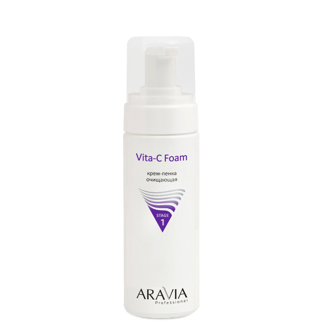 Крем-пенка очищающая Vita-C Foaming, 160мл"ARAVIA Professional"