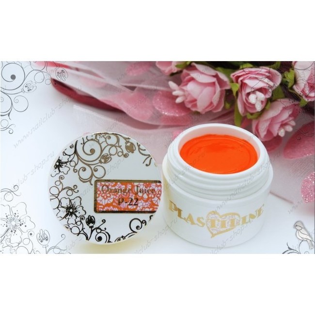 Гель-пластилин P-22 Orange Juice Nail Club