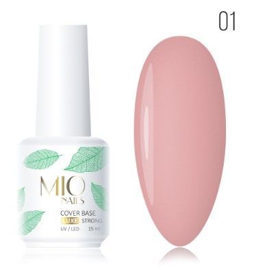 База камуфлирующая Luxe 01 15 мл, MIO Nails ЧЗ