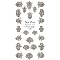 Трафарет для росписи Барельеф 019 Nail Club