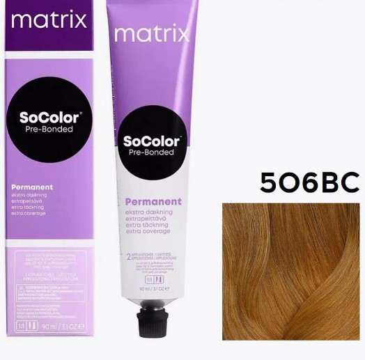 Matrix СоКолор 506BC темный блондин коричнево-медный, 90мл