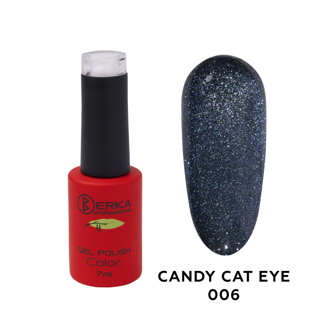 Гель-лак Candy Cat Eye №006 7мл Berka