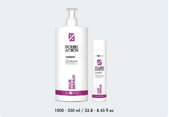 Шампунь восстанавливающий "HAIR REPAIR SHAMPOO" DOUBLE ACTION, 250 мл HС ЧЗ