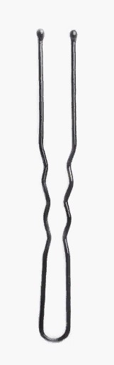 Шпильки для волос чёрные волна 1.1*75 мм,40шт. в уп. арт.AZHP-34