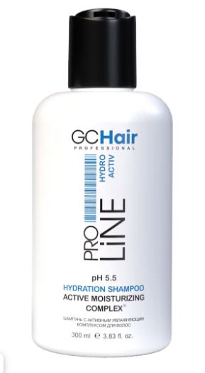 Шампунь С активным увлажняющим комплексом для волос 300мл GC HAIR, ЧЗ