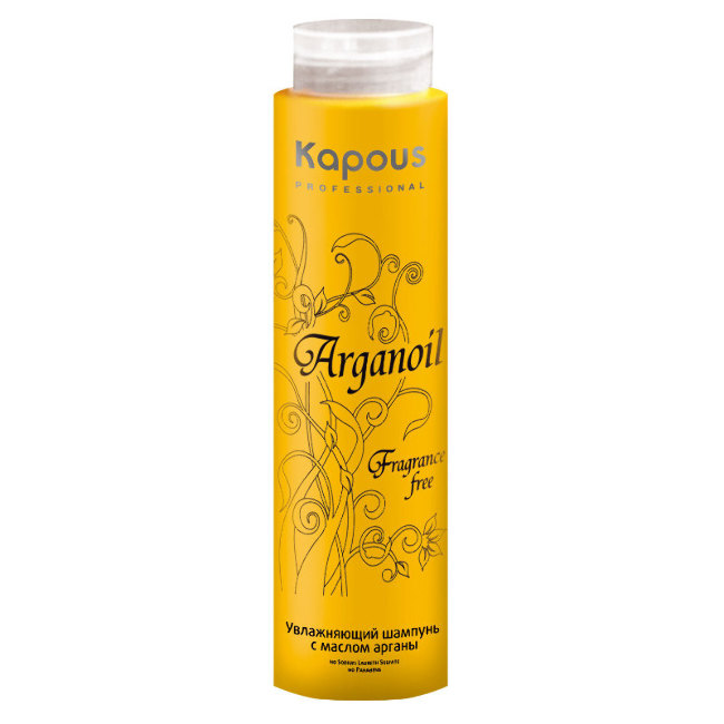 Увлажняющий шампунь с маслом арганы Arganoil 300мл Kapous