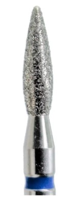 Фреза алмазная К7 пламя синее 2.0*8.0мм