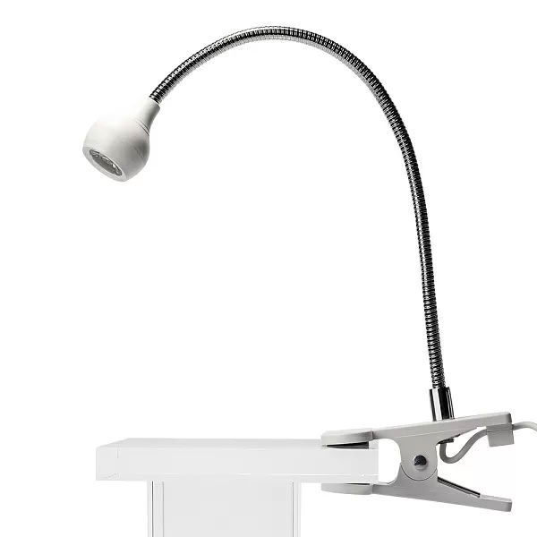 LED лампа на прищепке (цвет: белый) 1Вт, №8335 RuNail