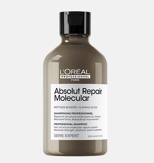 Absolut Repair Molecular Шампунь для восстановления поврежденных волос, 300мл Loreal