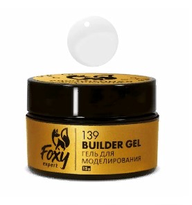 Гель для наращивания Builder gel №139, 15г FOXY expert