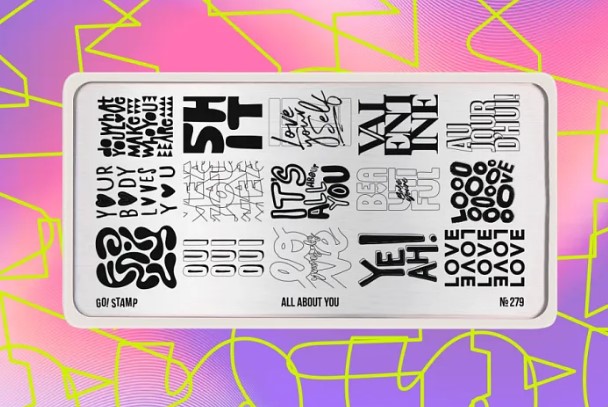 Пластина для стемпинга 279 All About You Go! Stamp