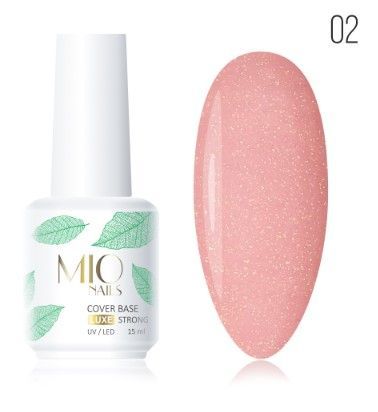 База камуфлирующая с шиммером Luxe Shimmer 02 15 мл, MIO Nails ЧЗ