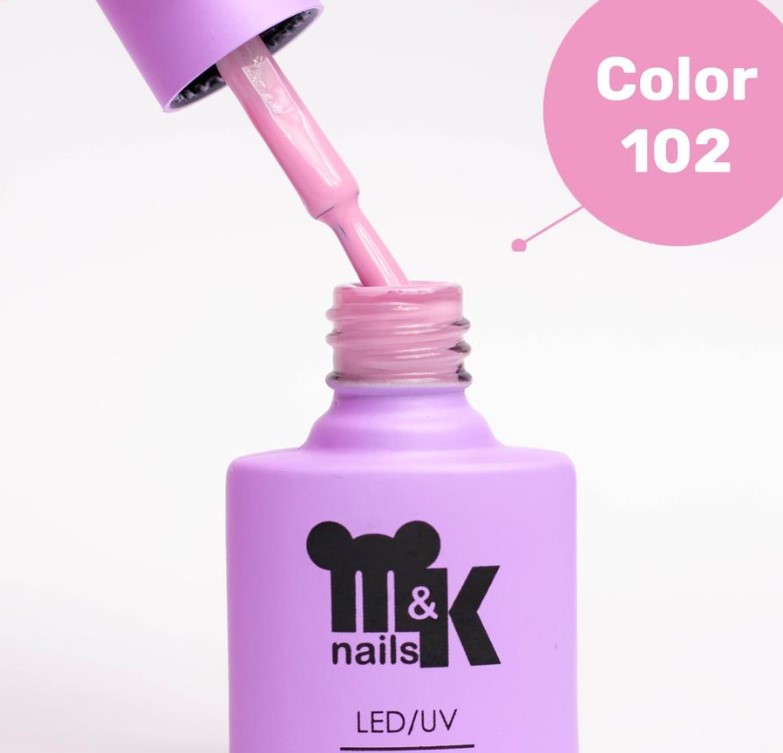 Гель-лак Color 102, 07 мл M&K 