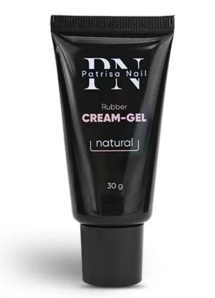Rubber Crem-Gel Natural, 30г в тюбике Patrisa Nail