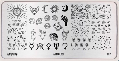 Пластина для стемпинга 007 Astrology Go! Stamp