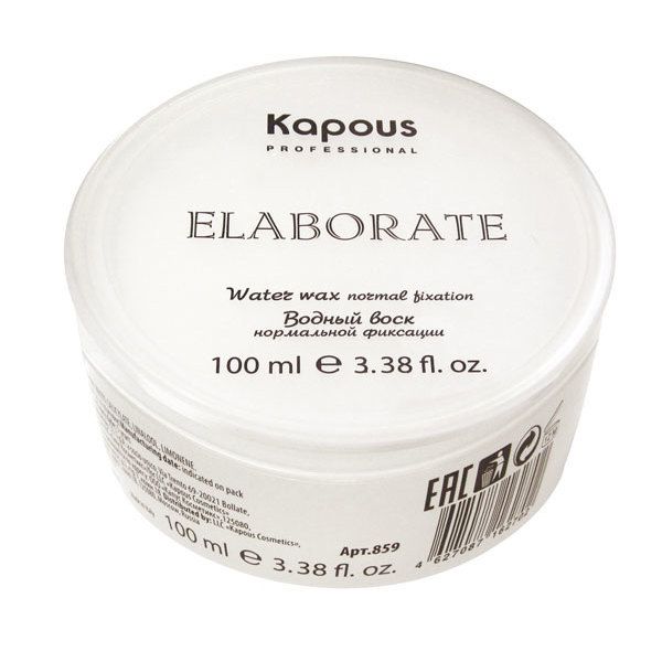 Водный воск нормальной фиксации "Elaborate" Styling 100мл Kapous ЧЗ