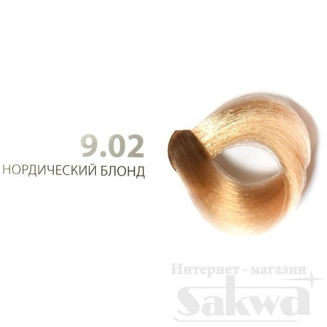 Крем-краска для волос № 9.02 нордический блонд, 100мл Studio ЧЗ