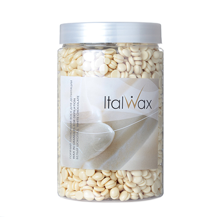 Воск горячий (пленочный) Белый шоколад гранулы 0,5кг ITALWAX