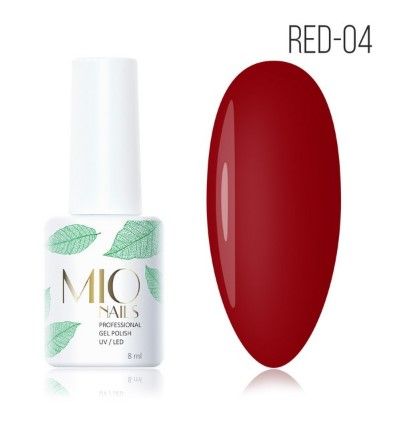Гель-лак Коллекция Red 04, 8 мл MIO Nails ЧЗ