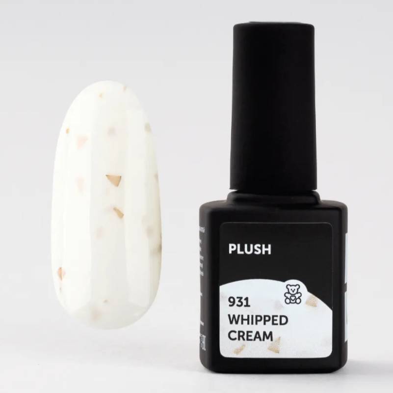 Гель-лак Plush №931 Whipped Cream, 9мл Milk