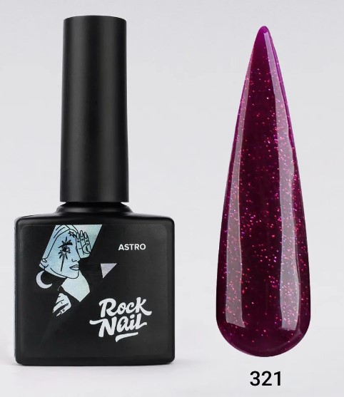 Гель-лак Astro 321 Written In Stars, 10мл  RockNail