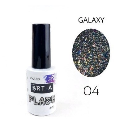 Гель-лак серия Galaxy Flash 004, 8ml Art-A
