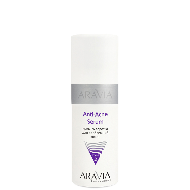 Крем-сыворотка для проблемной кожи Anti-Acne Serum, 150мл"ARAVIA Professional"