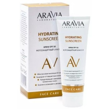 Крем дневной фотозащитный SPF 50 Hydrating Sunscreen 50мл ARAVIA Laboratories