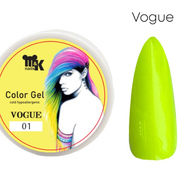 Гель Vogue №01, 15мл M&K nails