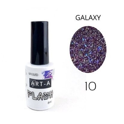 Гель-лак серия Galaxy Flash 010, 8ml Art-A