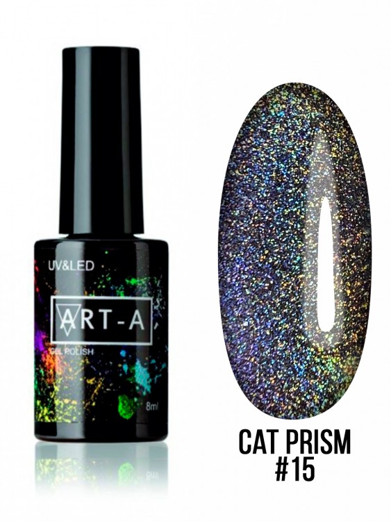 Гель-лак серия Cat Prism 15, 8ml Art-A