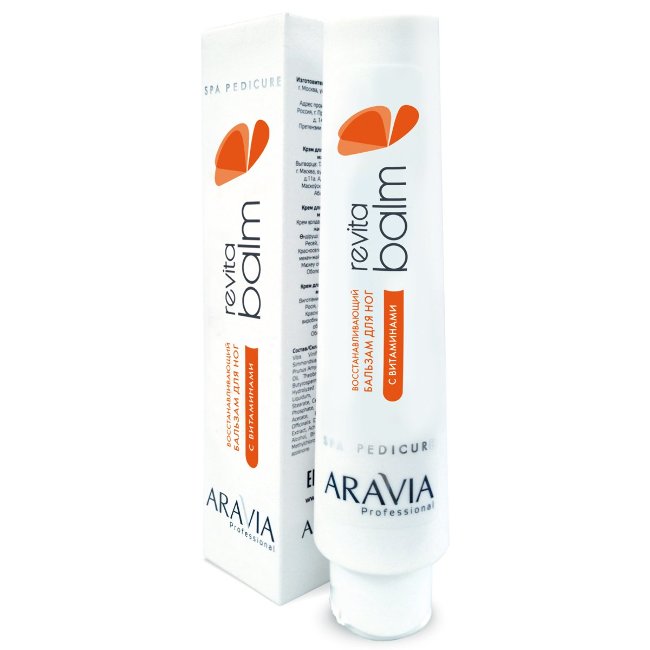 Восстанавливающий бальзам для ног с витаминами Revita Balm, 100мл"ARAVIA Professional"