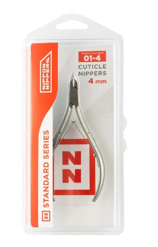 Кусачки для кутикулы Standard 4мм двойная пружина, ручная заточка (NN_NS-01-4) Nippon Nippers