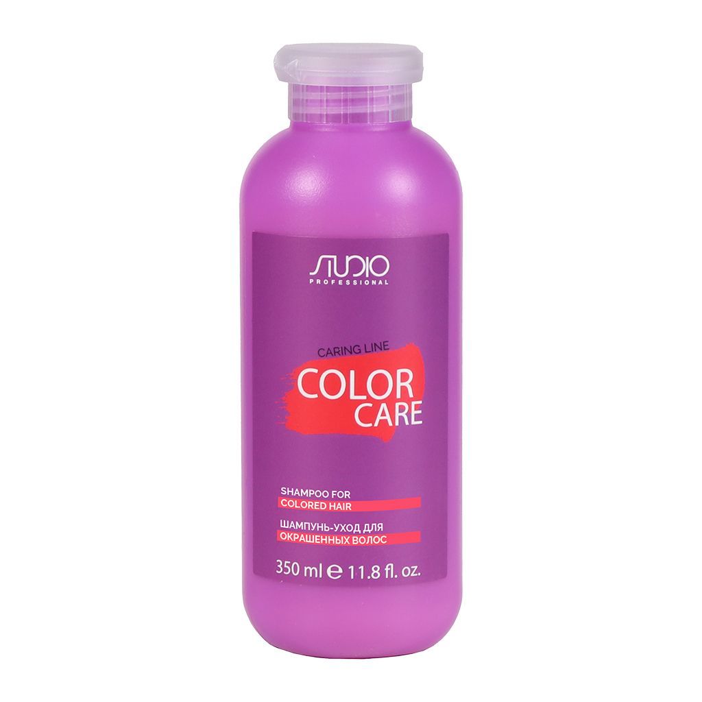 Шампунь-уход для окрашенных волос "Color Care" Caring Line 350мл Studio ЧЗ