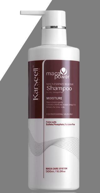 Шампунь увлажняющий серия репарант 500мл Karseell MACA ESSENCE MOISTURE ЧЗ