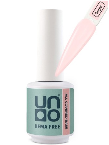 Гель-лак базовый All Covered Base Gel, 10 г Sugar HEMA FREE UNO