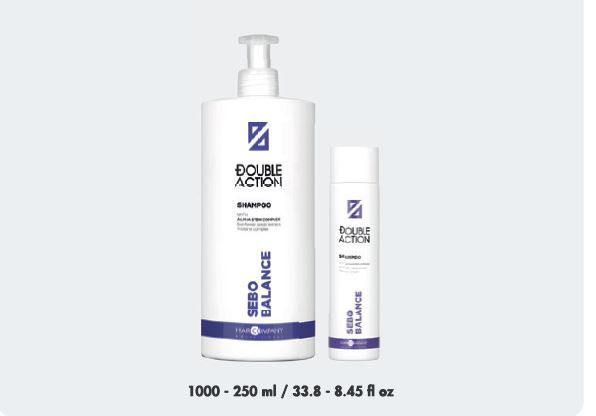 Шампунь, регулирующий работу сальных желез "SEBO BALANCE SHAMPOO" DOUBLE ACTION, 250 мл HС ЧЗ