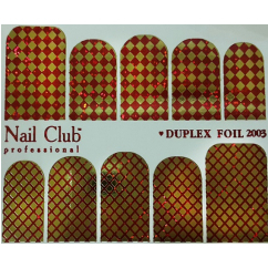 Слайдер-дизайн 2003 фольга красный песок и золото NC