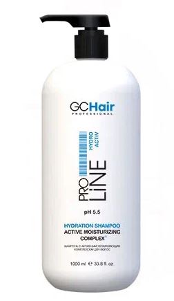 Шампунь С активным увлажняющим комплексом для волос 1000мл GC HAIR, ЧЗ