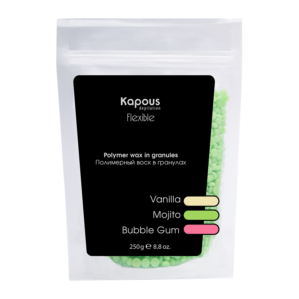 Полимерный воск в гранулах Flexible с ароматом Мохито 250г Kapous