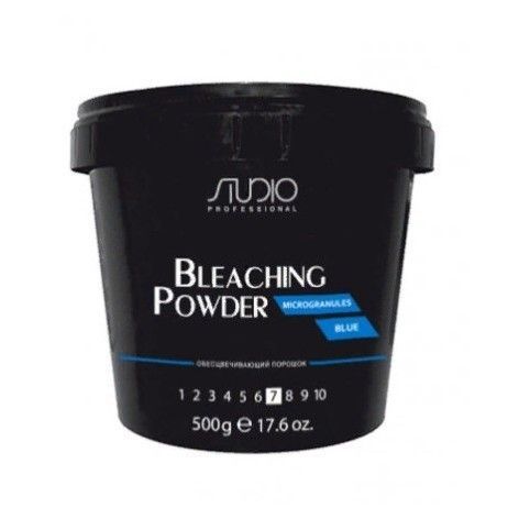 Обесцвечивающий порошок для волос "Microgranules Blue" линии Studio Professional, 500 г ЧЗ