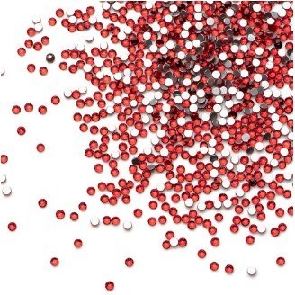 Стразы SS3 красные 1440шт