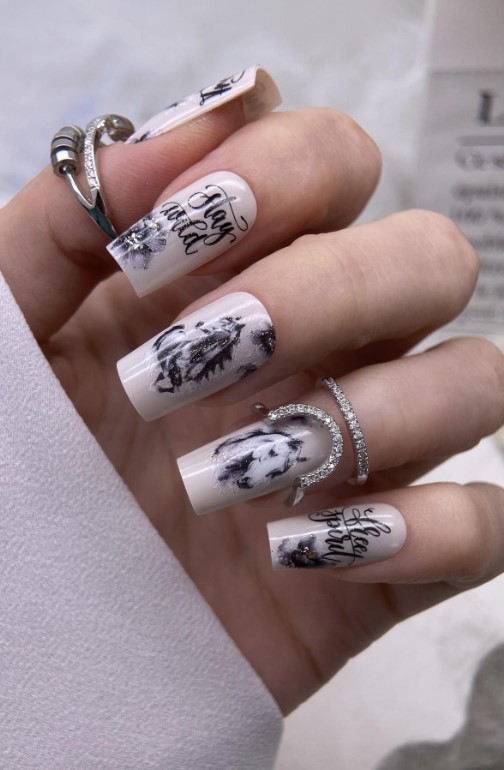 Слайдер-дизайн SPARKLE Лошади черные