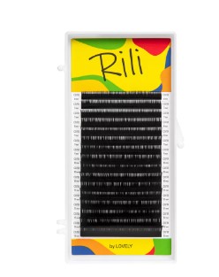 Ресницы черные MIX RILI 0.07/C/8-15мм (16 линий) Lovely