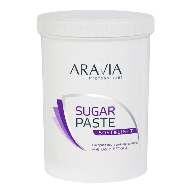 Сахарная паста для шугаринга "Мягкая и легкая" мягкой консистенции, 1500г "ARAVIA Professional"