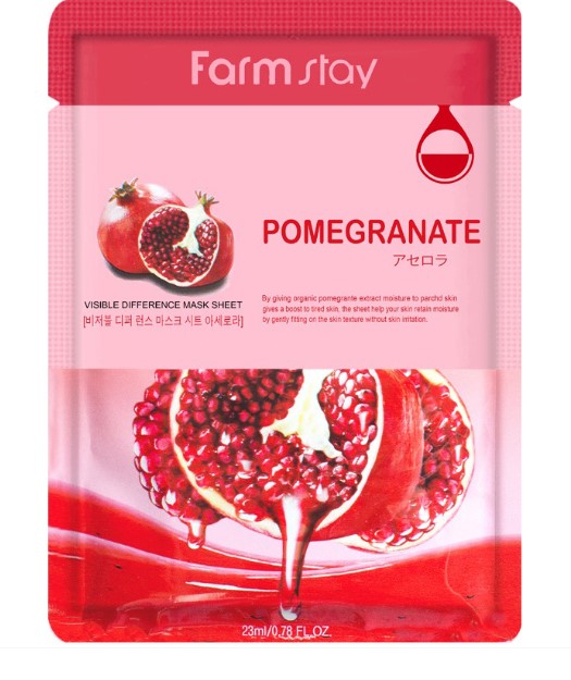 Маска тканевая с натуральным экстрактом граната для лица / VISIBLE DIFFERENCE MASK 23 мл