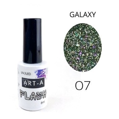 Гель-лак серия Galaxy Flash 007, 8ml Art-A