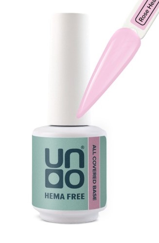 Гель-лак базовый All Covered Base Gel, 10 г Rose Heaven HEMA FREE UNO 