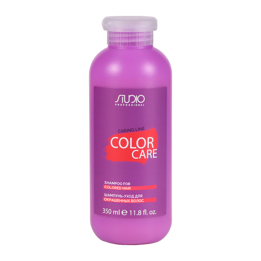 Шампунь-уход для окрашенных волос "Color Care" Caring Line 350мл Studio
